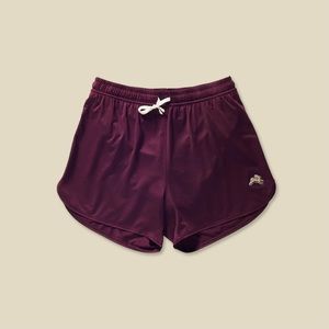 Tracksmith Women’s Twilight Shorts - Medium - Wine